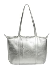 Pure Luxuries London Metallic Alcester Leather Tote Bag - Image 1 of 10