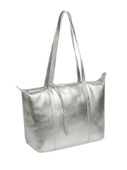 Pure Luxuries London Metallic Alcester Leather Tote Bag - Image 2 of 10
