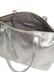 Pure Luxuries London Metallic Alcester Leather Tote Bag - Image 5 of 10