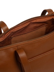 Pure Luxuries London Alcester Leather Brown Tote Bag - Image 5 of 10
