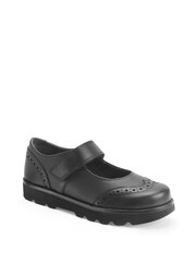 Start-Rite Girls Cosmos Leather Rip-Tape Mary Jane School Black Shoes - Bild 3 von 6