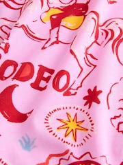 Eleanor Bowmer Pink/Red Cotton Short Pyjamas - Image 10 of 12