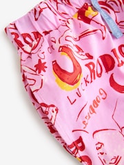 Eleanor Bowmer Pink/Red Cotton Short Pyjamas - Image 12 of 12