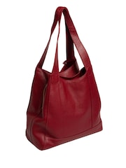 Pure Luxuries London Red Colette Leather Handbag - Image 6 of 9