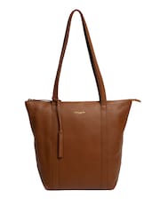 Pure Luxuries London Banbury Leather Brown Tote Bag - Image 1 of 8
