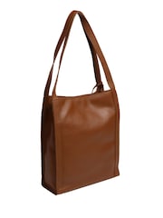 Pure Luxuries London Brighton Leather Tote Brown Bag - Image 3 of 8
