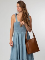 Pure Luxuries London Brighton Leather Tote Brown Bag - Image 7 of 8