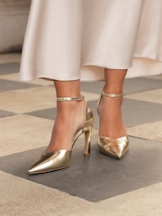 Linzi Gold Moira Classic Stiletto Court Heels - Image 6 of 6