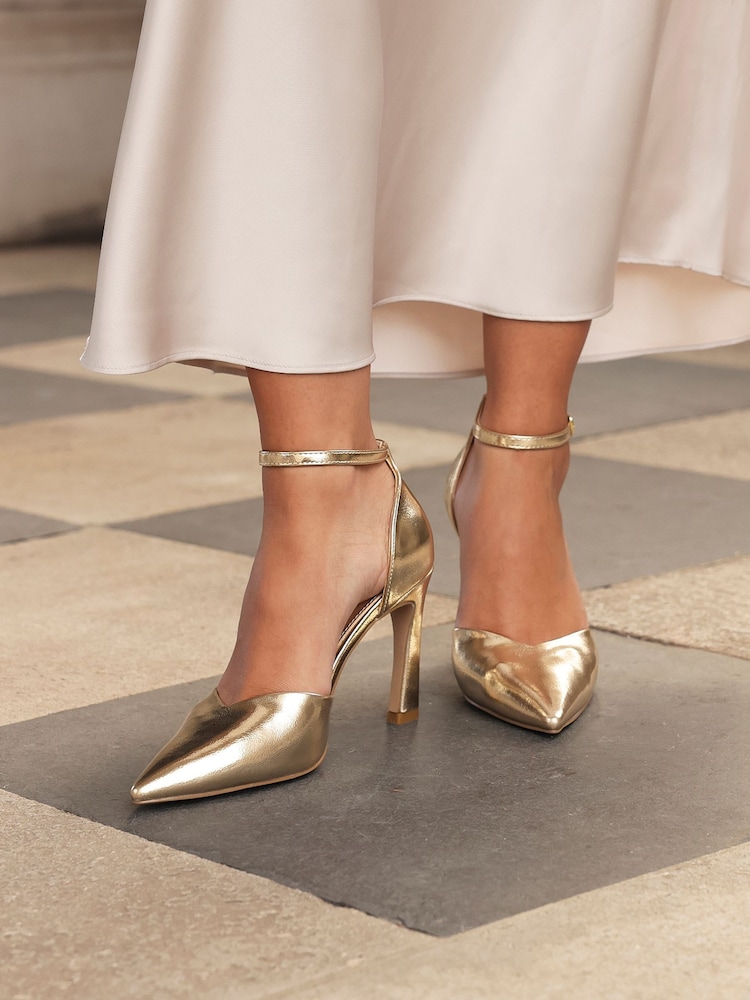 Linzi Gold Moira Classic Stiletto Court Heels - Image 6 of 6
