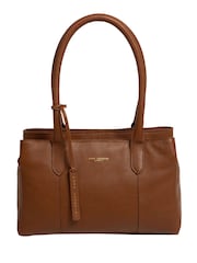 Pure Luxuries London Filton Leather Brown Handbag - Image 1 of 10
