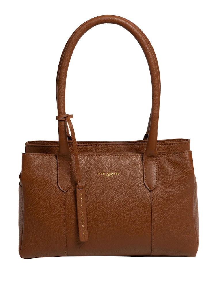 Pure Luxuries London Filton Leather Brown Handbag - Image 1 of 10