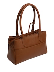 Pure Luxuries London Filton Leather Brown Handbag - Image 3 of 10
