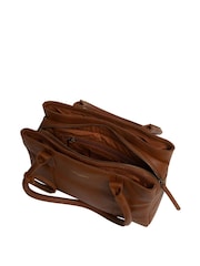 Pure Luxuries London Filton Leather Brown Handbag - Image 5 of 10