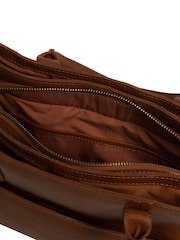 Pure Luxuries London Filton Leather Brown Handbag - Image 6 of 10