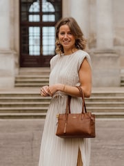 Pure Luxuries London Filton Leather Brown Handbag - Image 8 of 10
