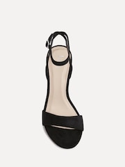 Linzi Black Trance Block Heel Sandals - Image 4 of 5