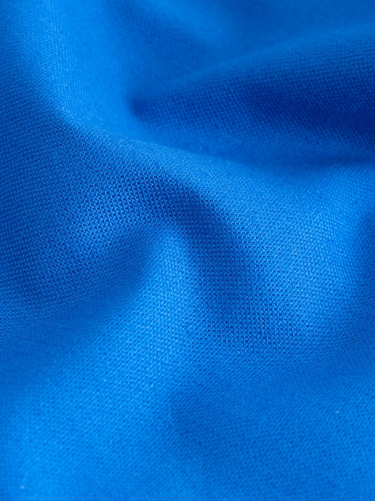 Blue Linen Rich Single Breasted Blazer - Image 3 of 3