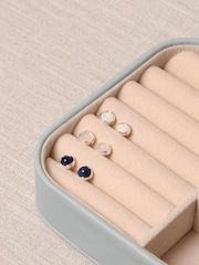 Simply Silver Silver Tone Semi Precious Opal Stud Earrings - Image 3 of 5