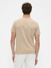 Gap Beige Pocket Crew Neck Short Sleeve T-Shirt - Image 2 of 4