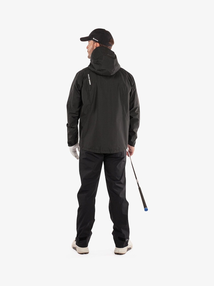 Galvin Green Black Akron Waterproof Golf Jacket - Image 2 of 8 Galvin Green Black Akron Waterproof Golf Jacket - Image 2 of 8