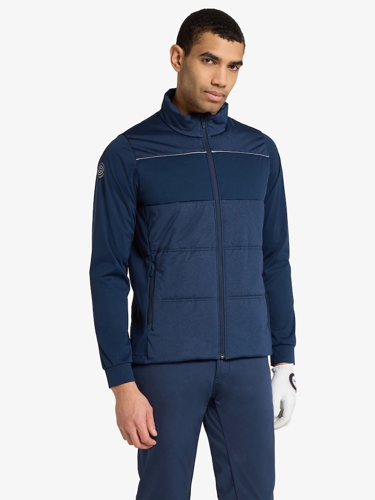 Galvin Green Blue Lennon Windproof Golf Jacket - Image 1 of 8 Galvin Green Blue Lennon Windproof Golf Jacket - Image 1 of 8