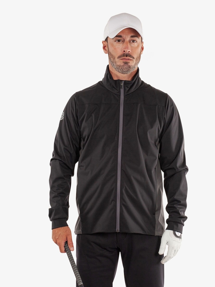 Galvin Green Black Lloyd Windproof Golf Jacket - Image 1 of 8 Galvin Green Black Lloyd Windproof Golf Jacket - Image 1 of 8