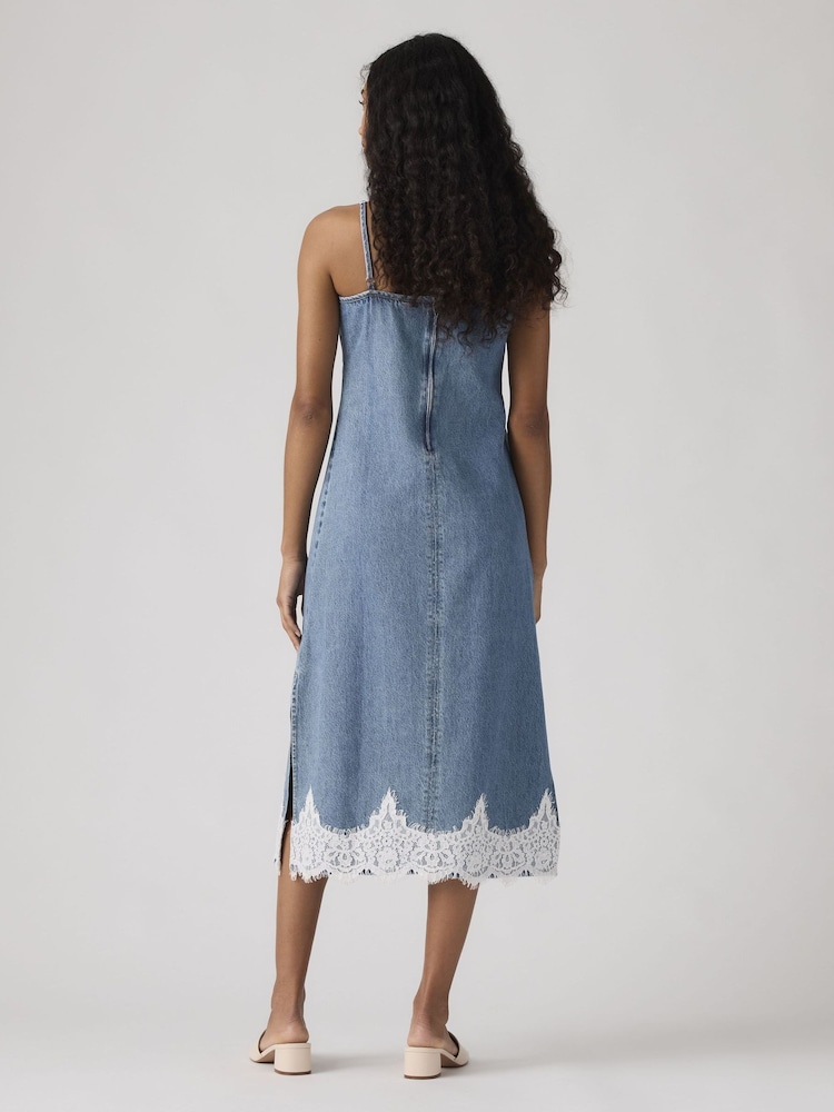 Levi's® Blue 90s Denim Slip Dress - Image 2 of 5