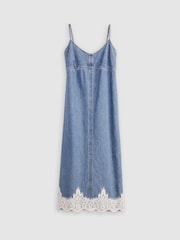 Levi's® Blue 90s Denim Slip Dress - Image 4 of 5