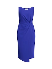 Gina Bacconi Blue Helena Pencil Skirt Dress - Image 6 of 6
