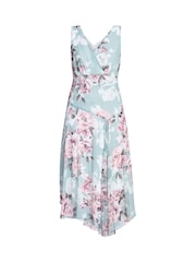 Gina Bacconi Blue India Print Dress - Image 6 of 6