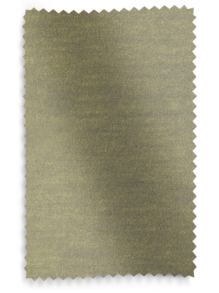 Set of 2 Relaxed Chenille Light Olive Green Preston Mid Wood Leg Dining Chairs - Image 5 of 5