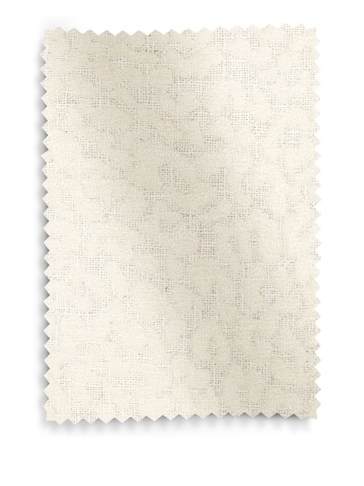 Set of 2 Linen Look Leopard Light Natural Preston Dark Wood Leg Dining Chairs - Image 8 of 8