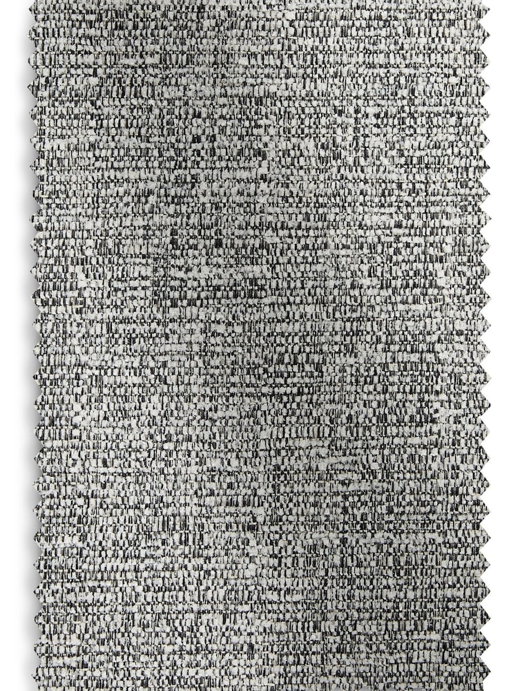 Set of 2 Tweedy Plain Mid Grey Preston Light Wood Leg Dining Chairs - Image 5 of 5