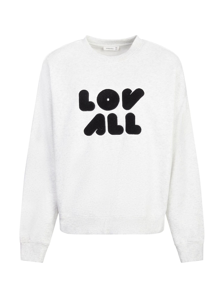 LOVALL Grey Oversized ALL SZN Sweatshirt - Image 5 of 5 LOVALL Grey Oversized ALL SZN Sweatshirt - Image 5 of 5
