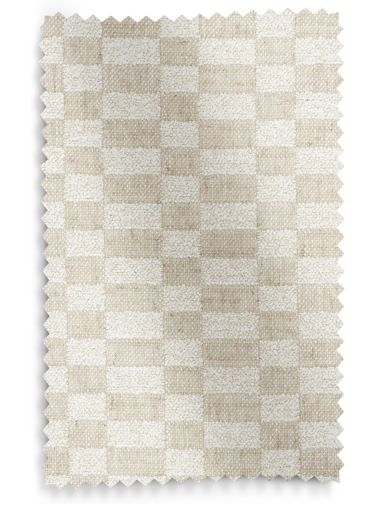 Set of 2 Woven Checkerboard Light Natural Atlas Mid Wood Leg Dining Chairs - Image 9 of 9