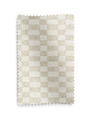 Woven Checkerboard Light Natural Atlas Light Oak Effect Leg Fixed Height Bar Stool - Image 9 of 9