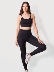 LOVALL Black 24/7 High Waisted Petite Leggings - Image 3 of 5
