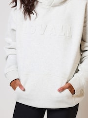 LOVALL Grey Oversized Heavyweight Hoodie - Image 4 of 5