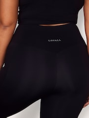 LOVALL Black Empower High Waisted Flare Leggings - Image 5 of 7