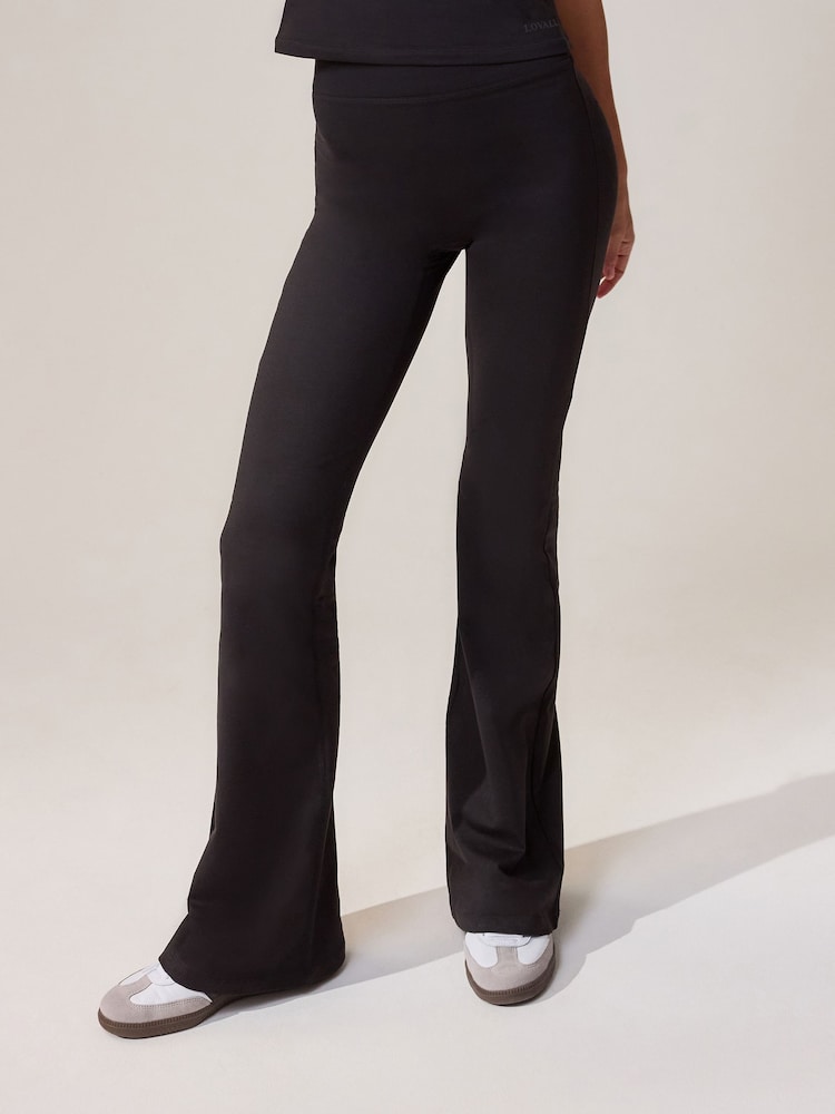 LOVALL Black Ultimate Everyday Flare Leggings - Image 1 of 5 LOVALL Black Ultimate Everyday Flare Leggings - Image 1 of 5