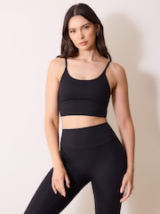 LOVALL Black 24/7 Revitalise Fitted Sports Bra - Image 1 of 5