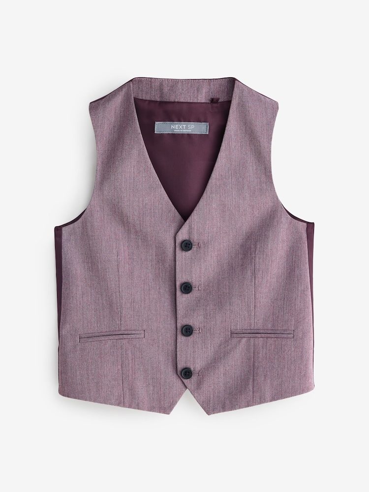 Mauve Purple Suit Waistcoat - Image 1 of 1 Mauve Purple Suit Waistcoat - Image 1 of 1