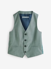 Mint Green Suit Waistcoat - Image 1 of 1