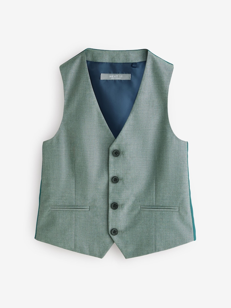 Mint Green Suit Waistcoat - Image 1 of 1