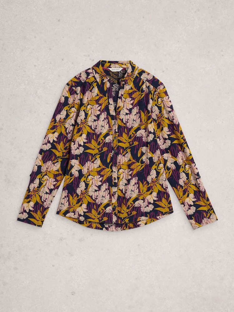 Azul - Camisa Jersey White Stuff Annie - Imagem 1 de 2