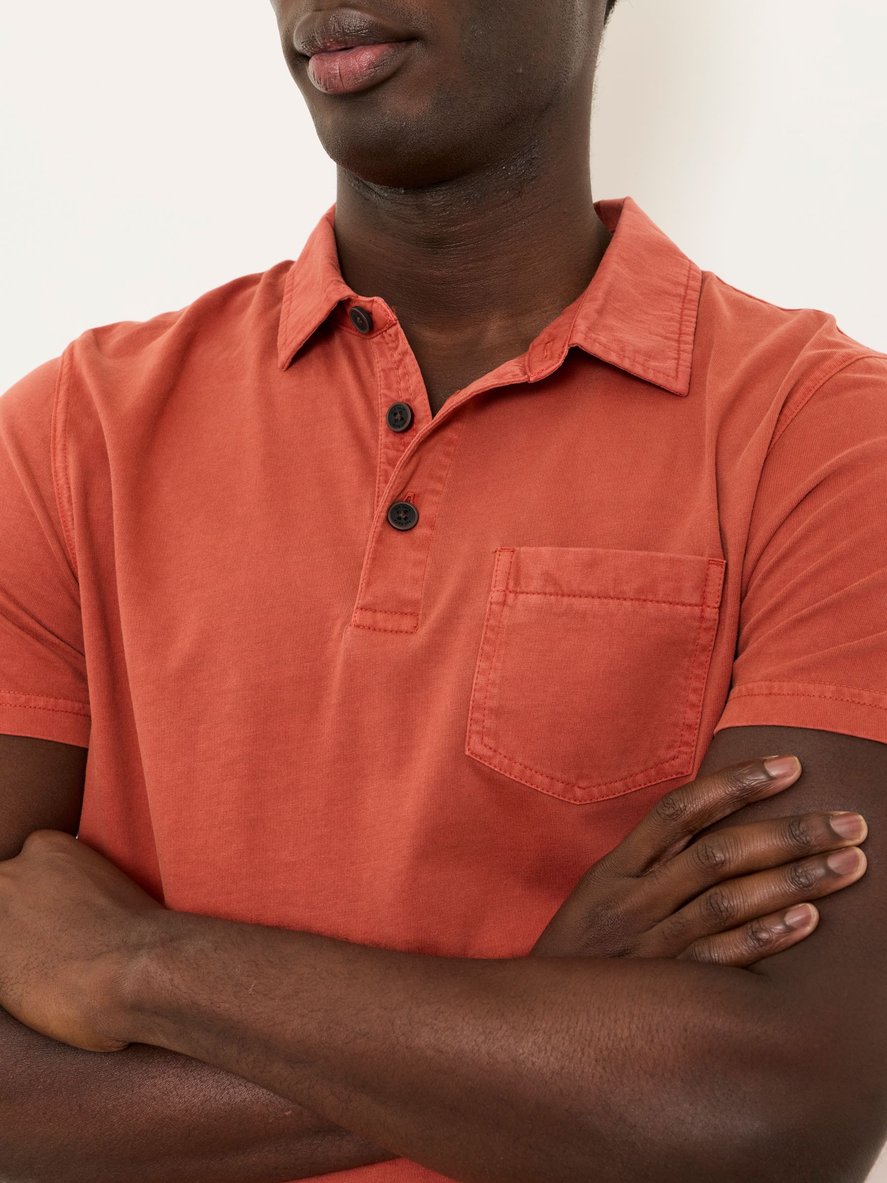 Buy FatFace Stoke Terracotta Polo shirt from Next USA