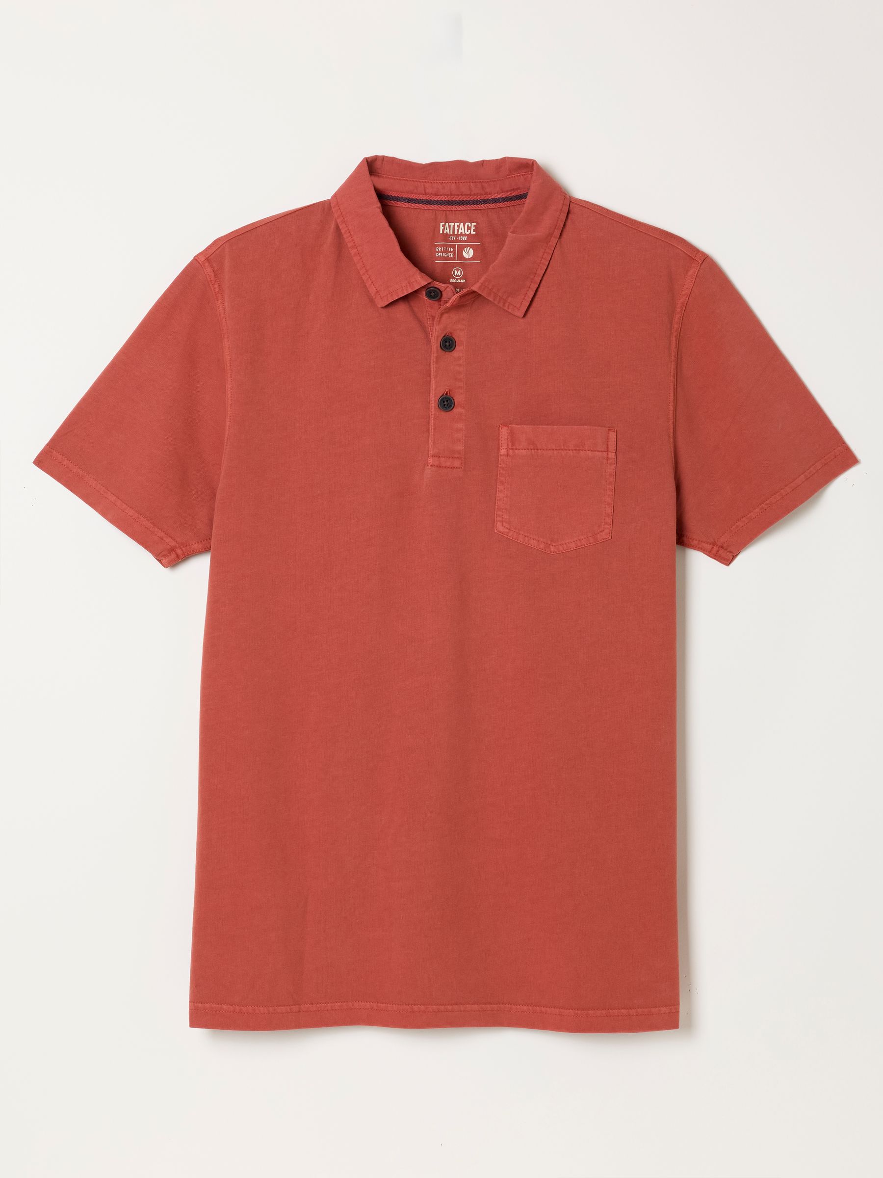 Buy FatFace Stoke Terracotta Polo shirt from Next USA