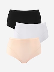 Simply Be Black Magisculpt Light Tummy Tamers Knickers 3 Pack - Image 1 of 5