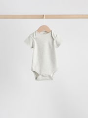 Blue/Green Short Sleeve Baby Bodysuits 5 Pack - Image 8 of 12