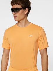 J.Lindeberg Orange Tennis Ade T-Shirt - Image 4 of 6